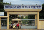 Chỉ tiêu tuyển sinh CĐ Sư phạm Bình Phước năm 2012
