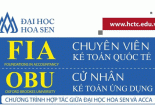 Tuyển sinh chương trình kế toán FIA - ACCA &amp; cử nhân OBU